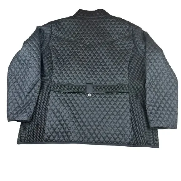 Barbour Quilted Jacket Size 1X Black NWT - Picture 2 of 5